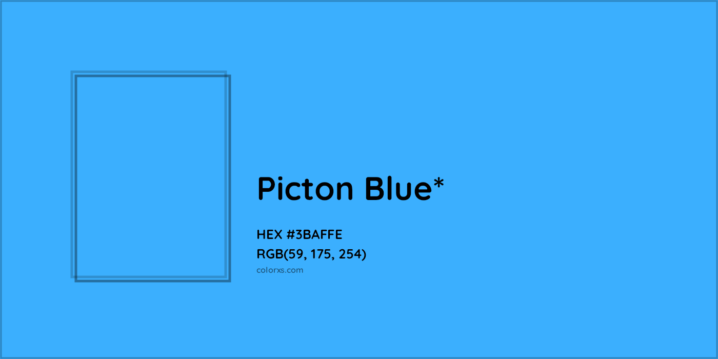 HEX #3BAFFE Color Name, Color Code, Palettes, Similar Paints, Images