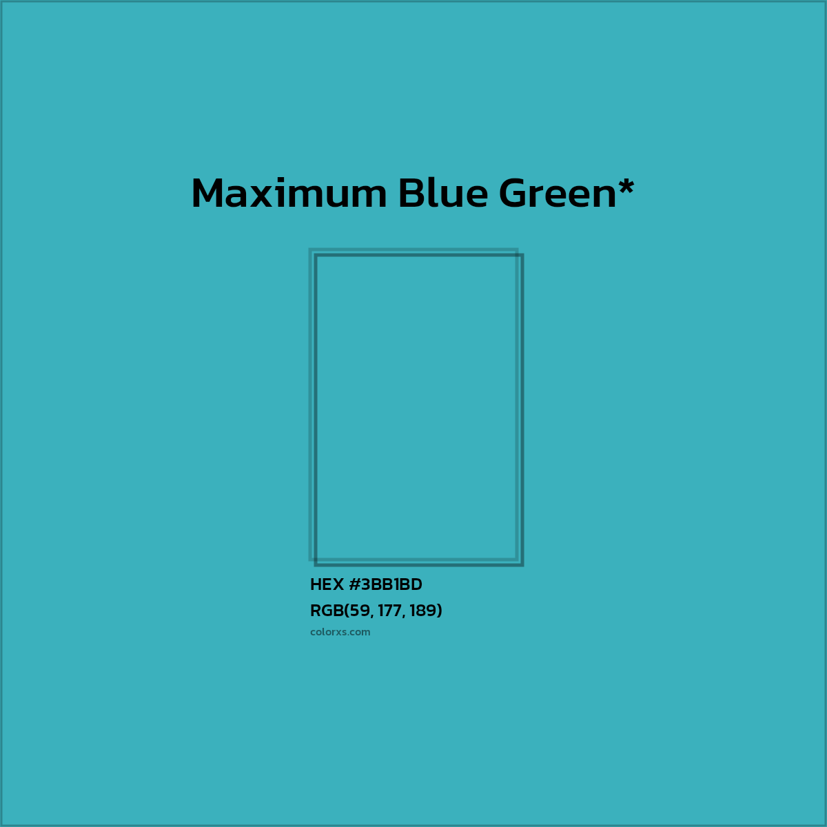 HEX #3BB1BD Color Name, Color Code, Palettes, Similar Paints, Images