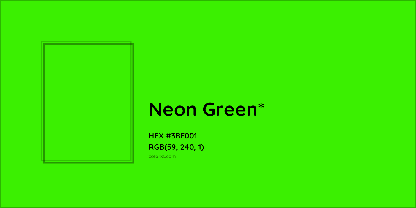 HEX #3BF001 Color Name, Color Code, Palettes, Similar Paints, Images