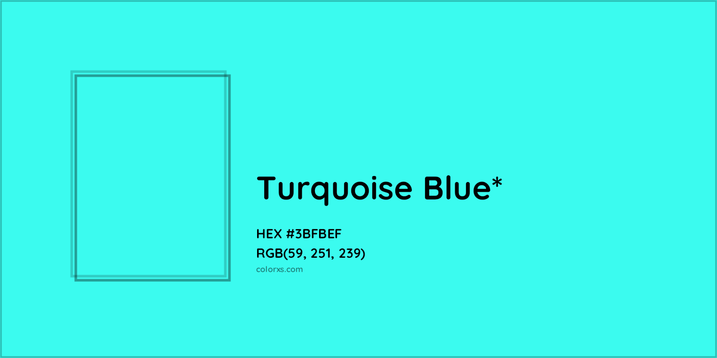 HEX #3BFBEF Color Name, Color Code, Palettes, Similar Paints, Images