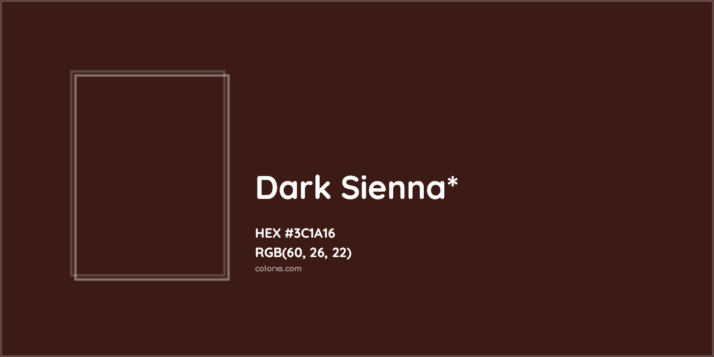 HEX #3C1A16 Color Name, Color Code, Palettes, Similar Paints, Images