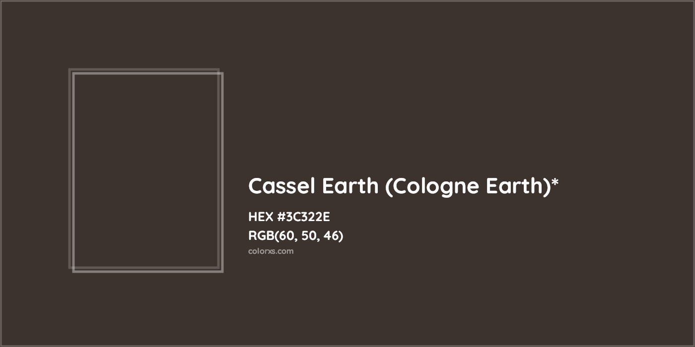 HEX #3C322E Color Name, Color Code, Palettes, Similar Paints, Images