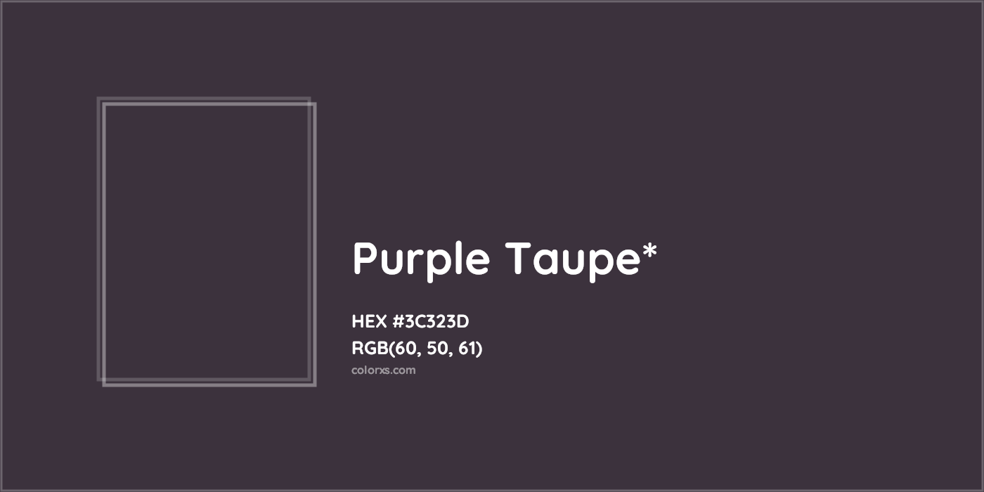 HEX #3C323D Color Name, Color Code, Palettes, Similar Paints, Images