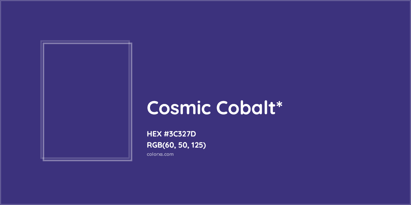 HEX #3C327D Color Name, Color Code, Palettes, Similar Paints, Images