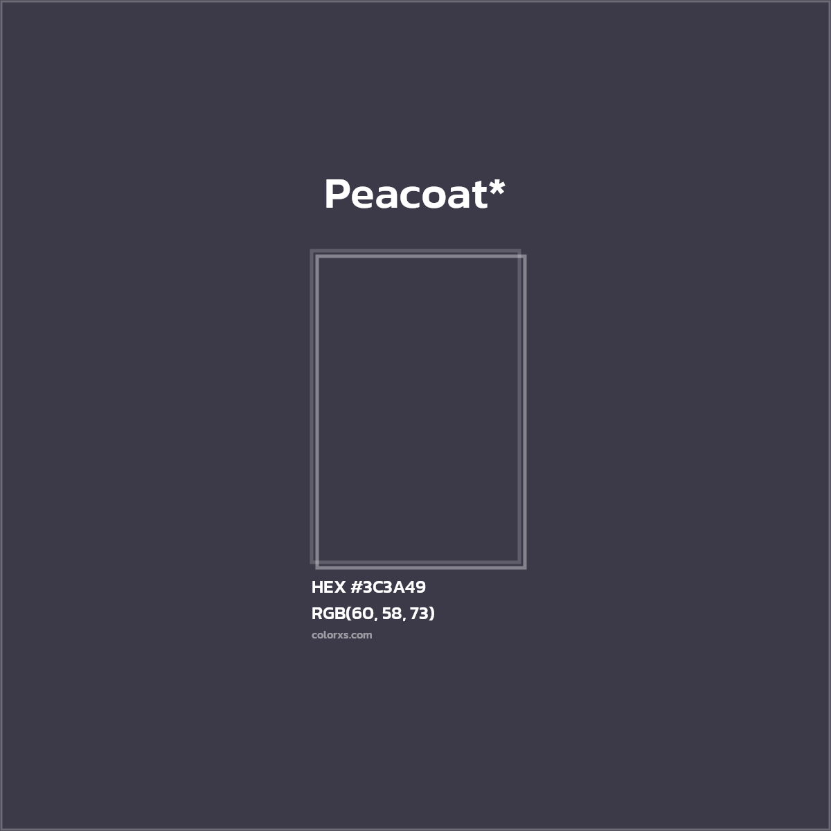 HEX #3C3A49 Color Name, Color Code, Palettes, Similar Paints, Images