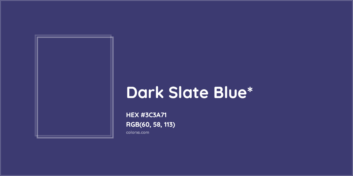 HEX #3C3A71 Color Name, Color Code, Palettes, Similar Paints, Images