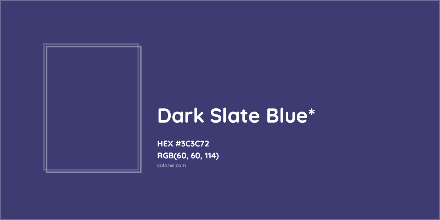 HEX #3C3C72 Color Name, Color Code, Palettes, Similar Paints, Images