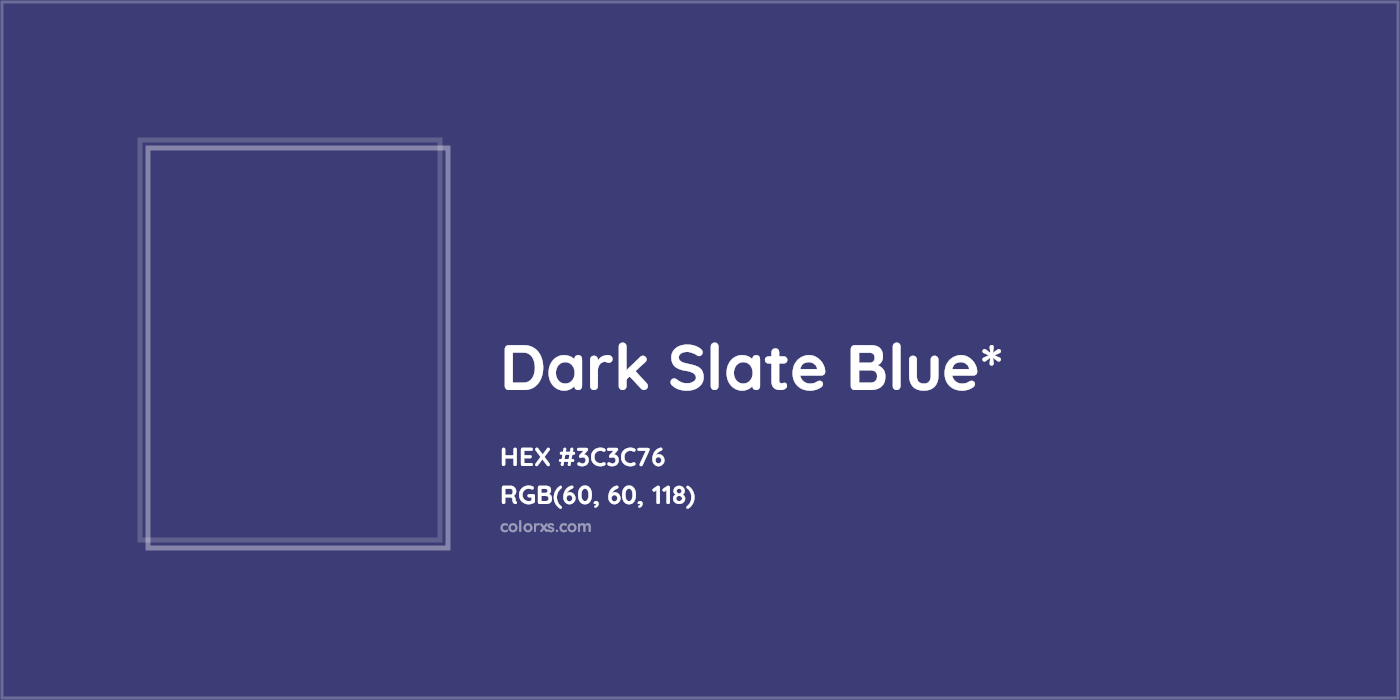 HEX #3C3C76 Color Name, Color Code, Palettes, Similar Paints, Images