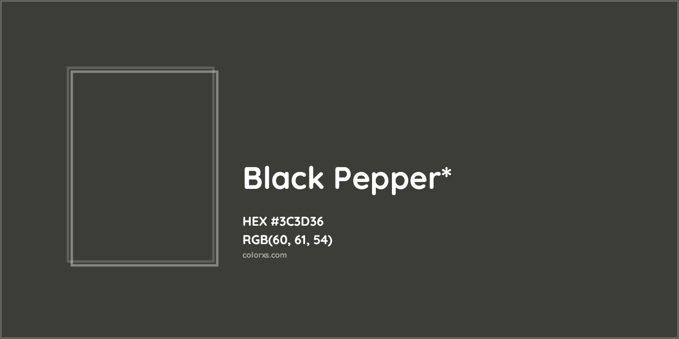HEX #3C3D36 Color Name, Color Code, Palettes, Similar Paints, Images