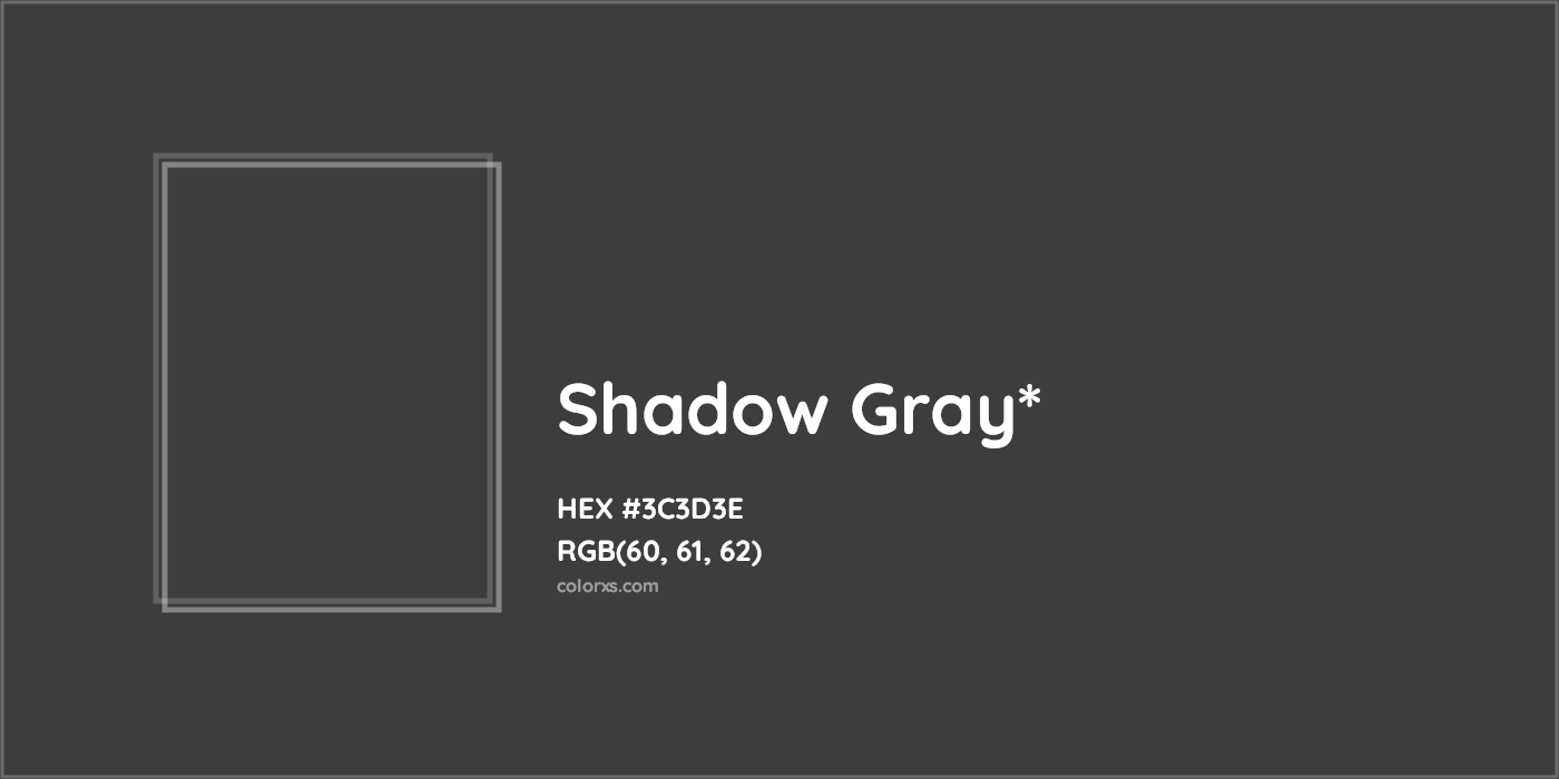 HEX #3C3D3E Color Name, Color Code, Palettes, Similar Paints, Images