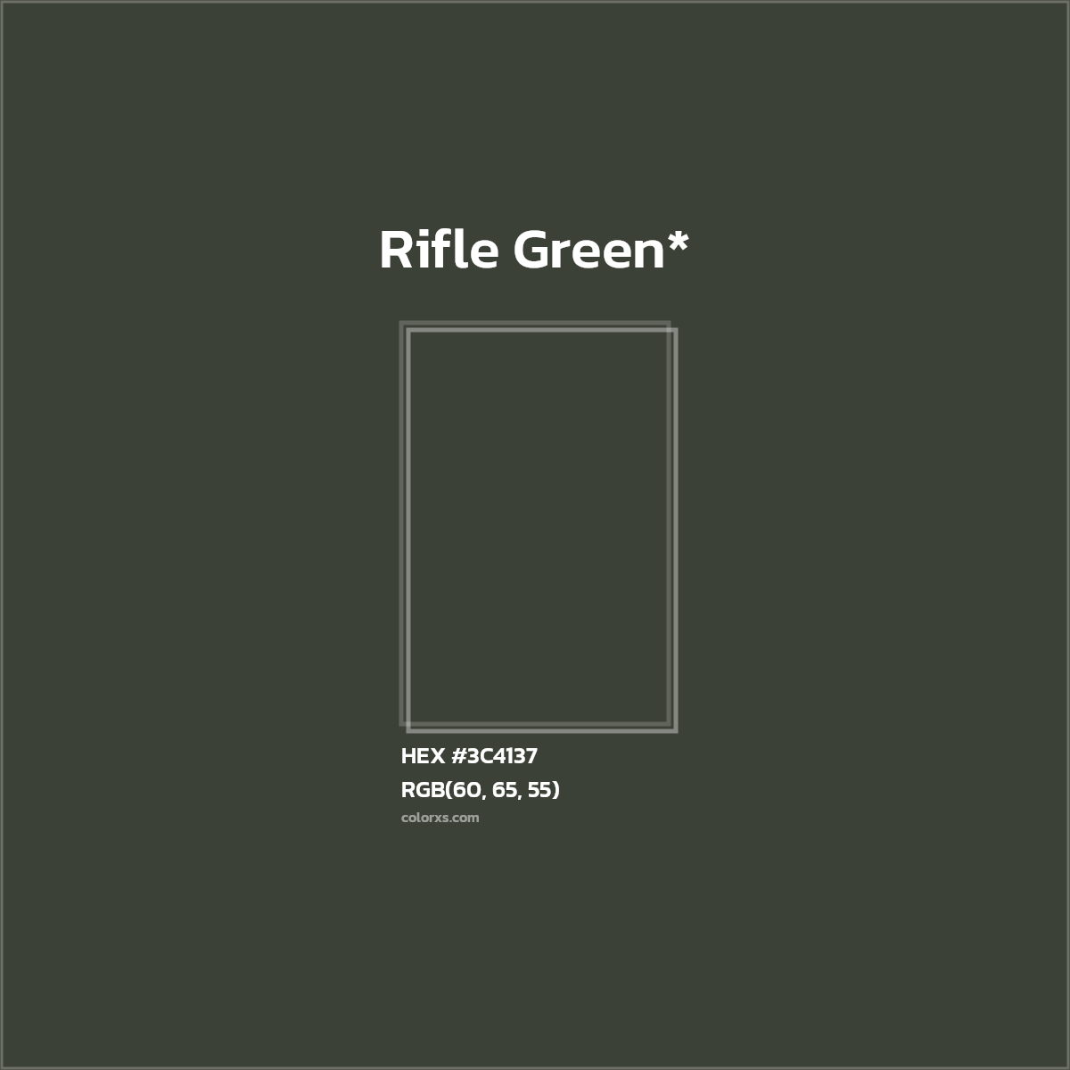 HEX #3C4137 Color Name, Color Code, Palettes, Similar Paints, Images