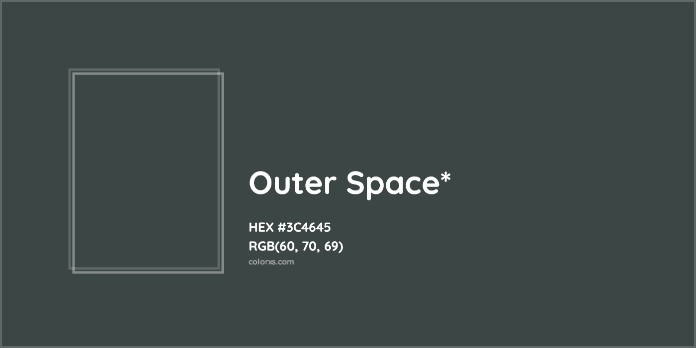 HEX #3C4645 Color Name, Color Code, Palettes, Similar Paints, Images