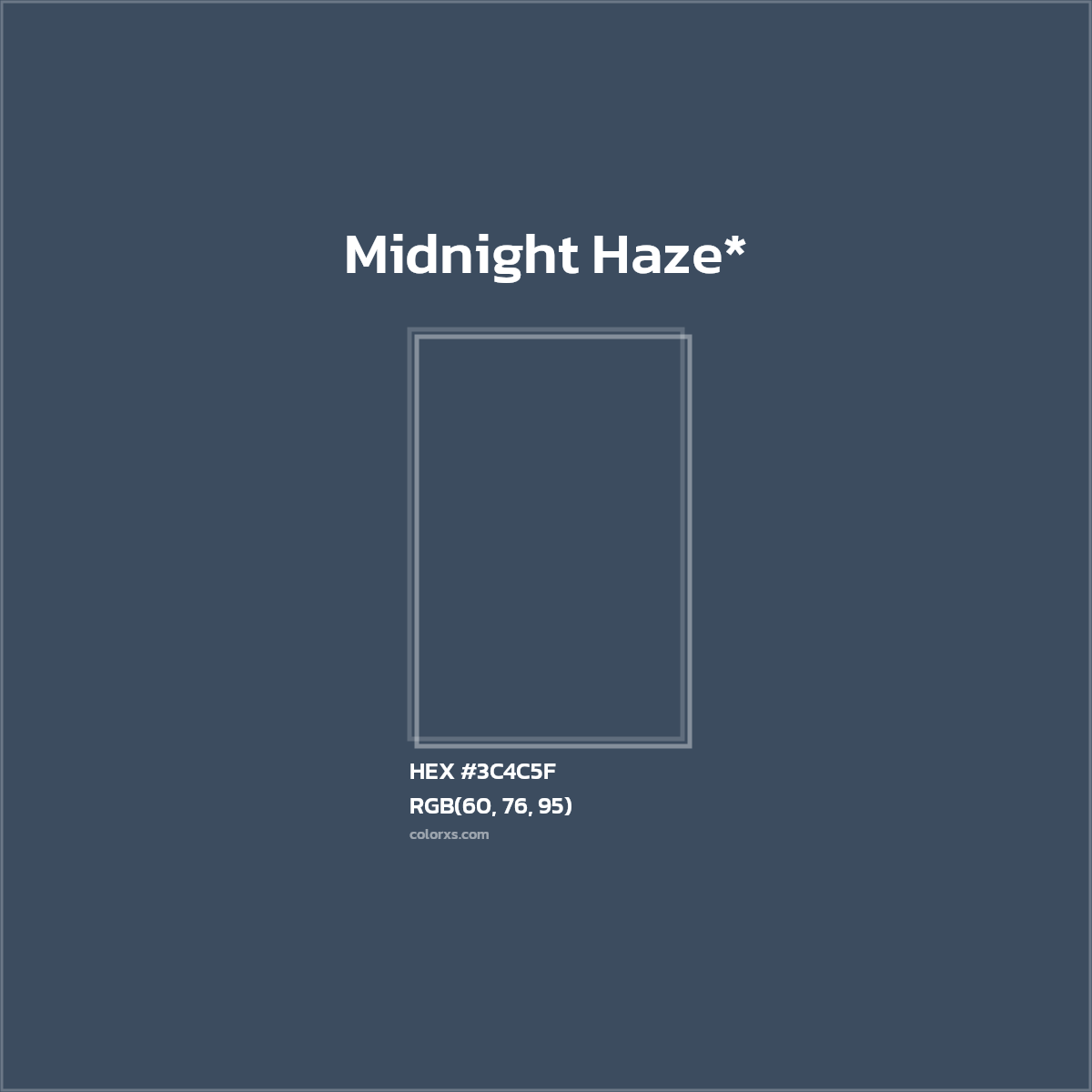 HEX #3C4C5F Color Name, Color Code, Palettes, Similar Paints, Images