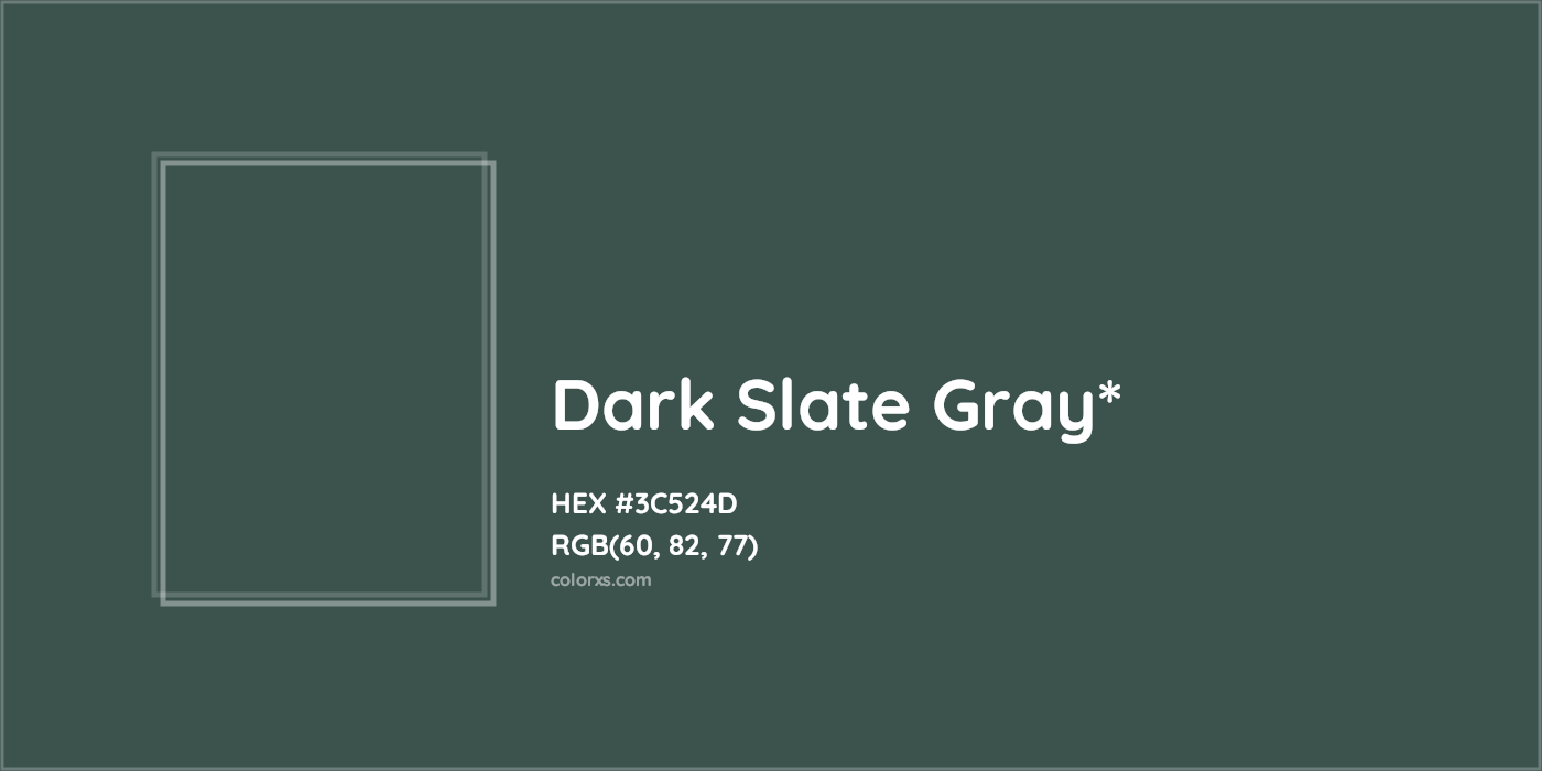 HEX #3C524D Color Name, Color Code, Palettes, Similar Paints, Images