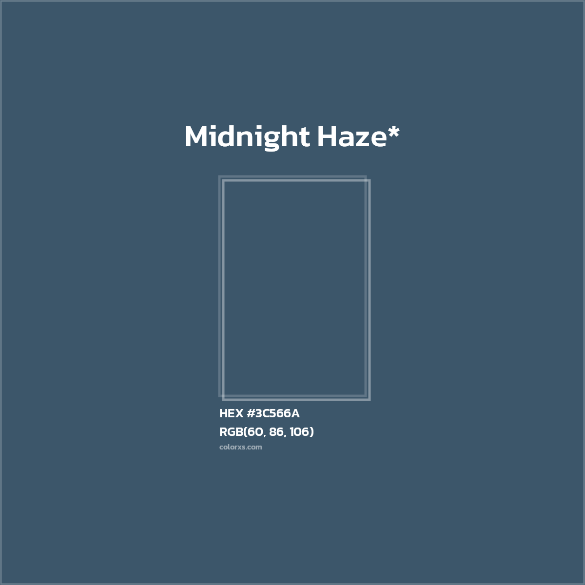 HEX #3C566A Color Name, Color Code, Palettes, Similar Paints, Images