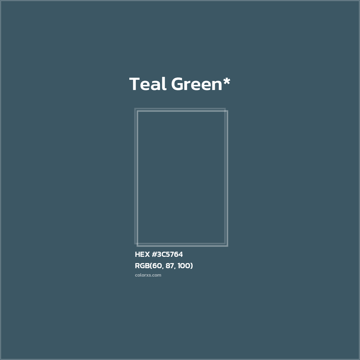 HEX #3C5764 Color Name, Color Code, Palettes, Similar Paints, Images