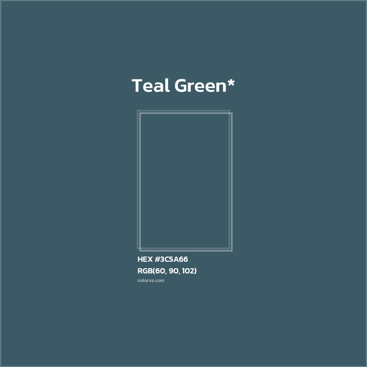HEX #3C5A66 Color Name, Color Code, Palettes, Similar Paints, Images
