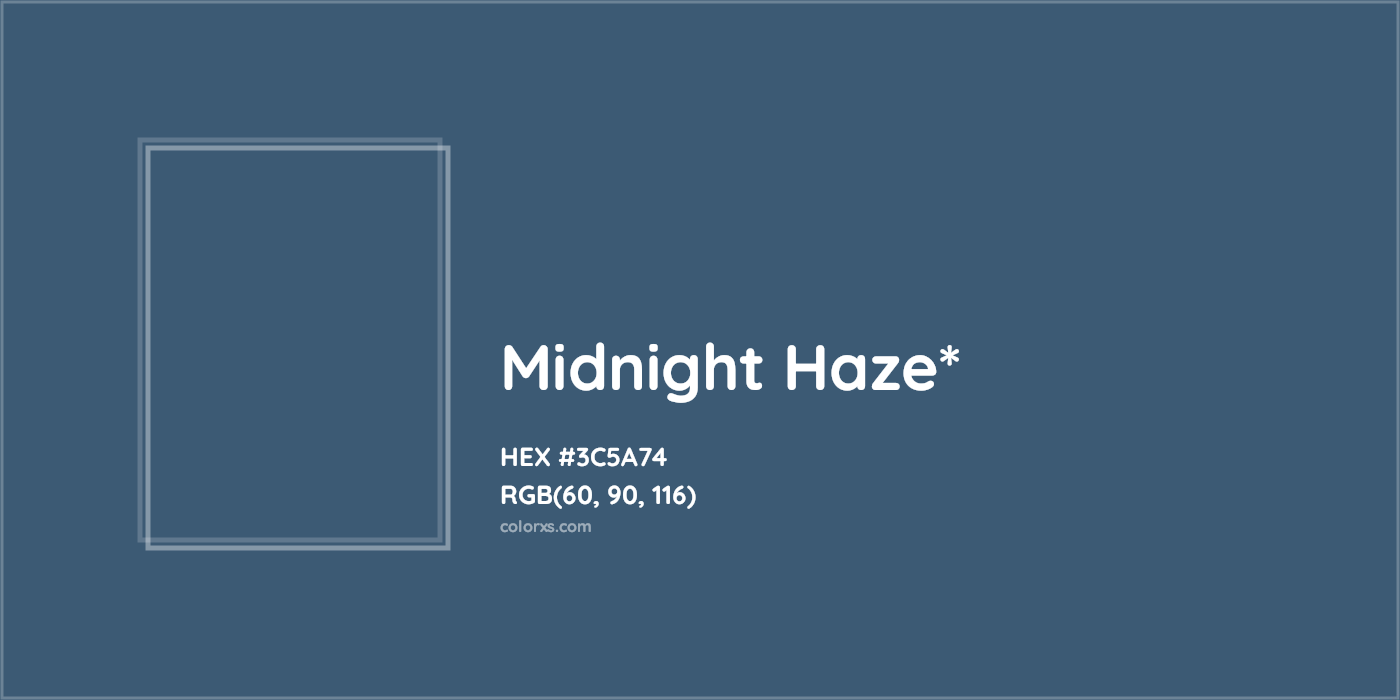 HEX #3C5A74 Color Name, Color Code, Palettes, Similar Paints, Images