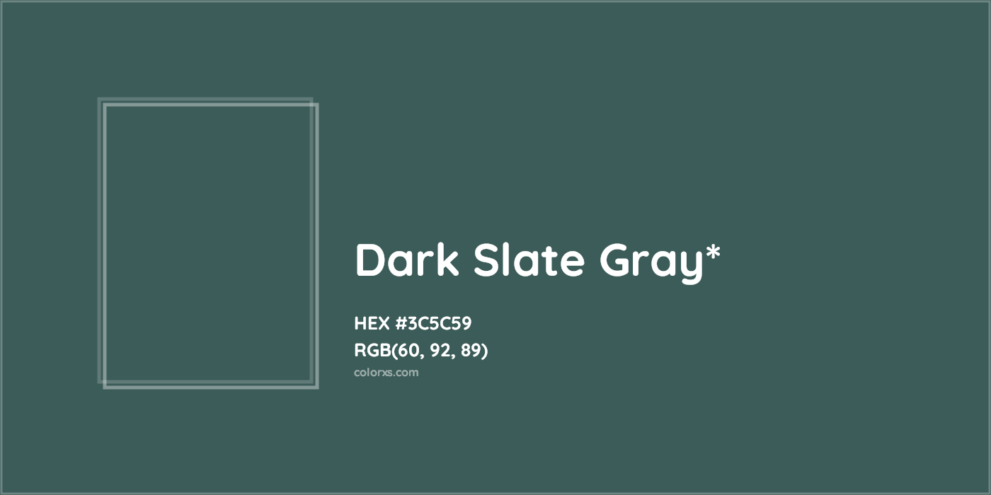 HEX #3C5C59 Color Name, Color Code, Palettes, Similar Paints, Images