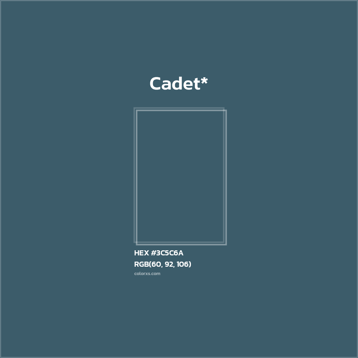 HEX #3C5C6A Color Name, Color Code, Palettes, Similar Paints, Images