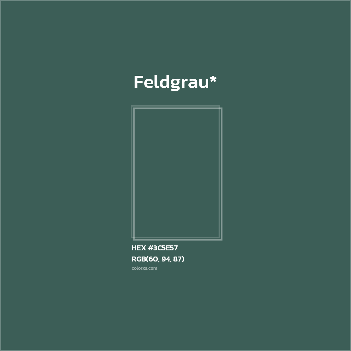 HEX #3C5E57 Color Name, Color Code, Palettes, Similar Paints, Images