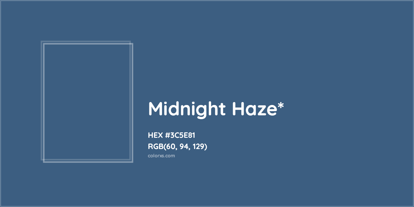HEX #3C5E81 Color Name, Color Code, Palettes, Similar Paints, Images