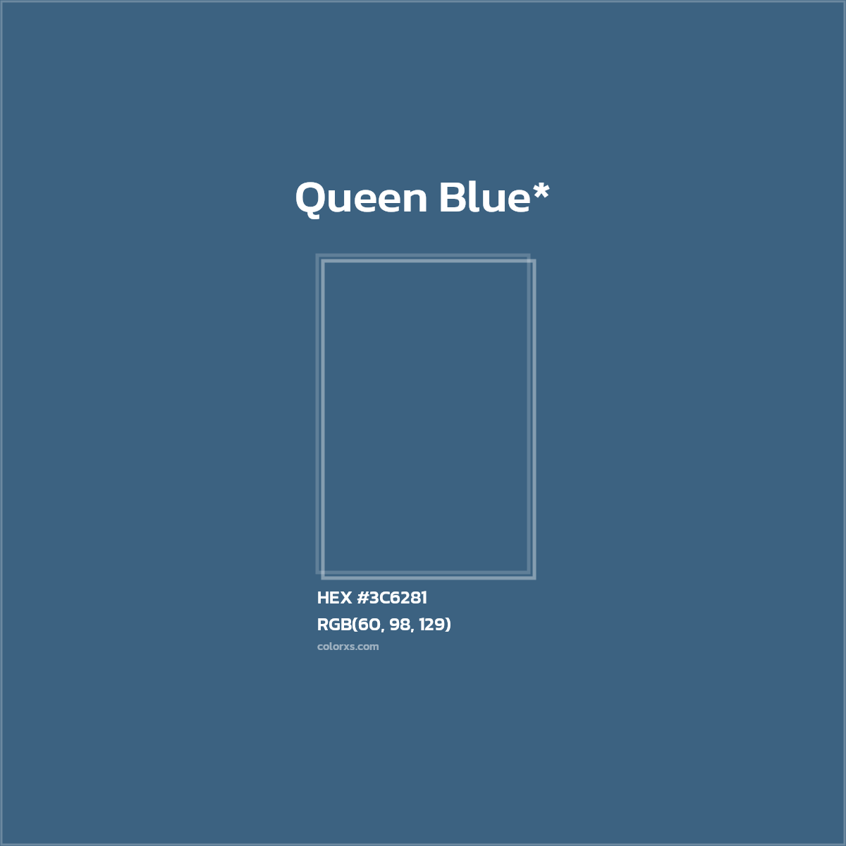 HEX #3C6281 Color Name, Color Code, Palettes, Similar Paints, Images