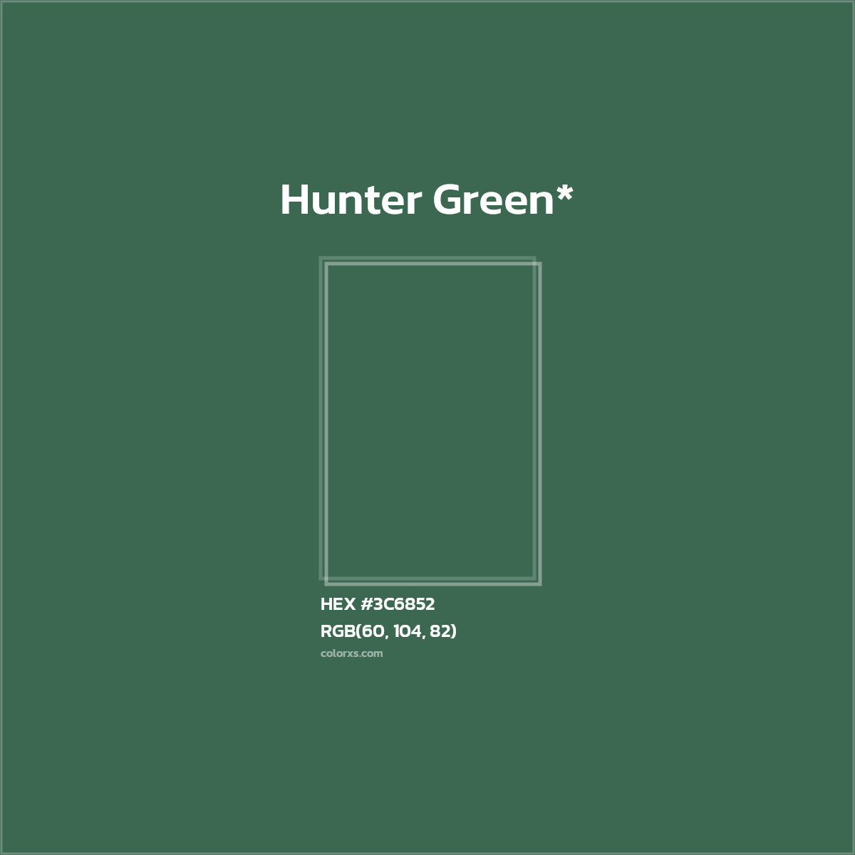 HEX #3C6852 Color Name, Color Code, Palettes, Similar Paints, Images