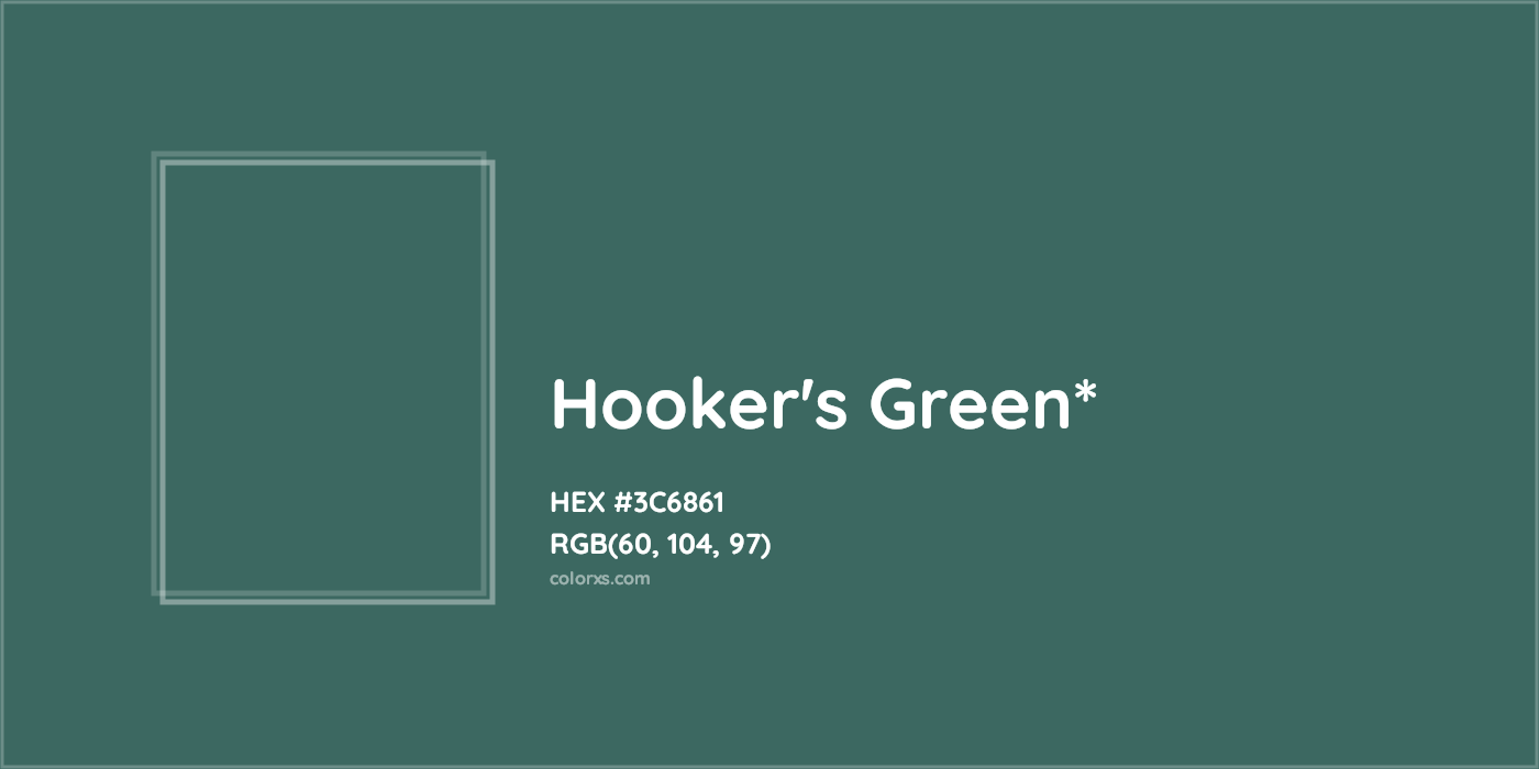 HEX #3C6861 Color Name, Color Code, Palettes, Similar Paints, Images