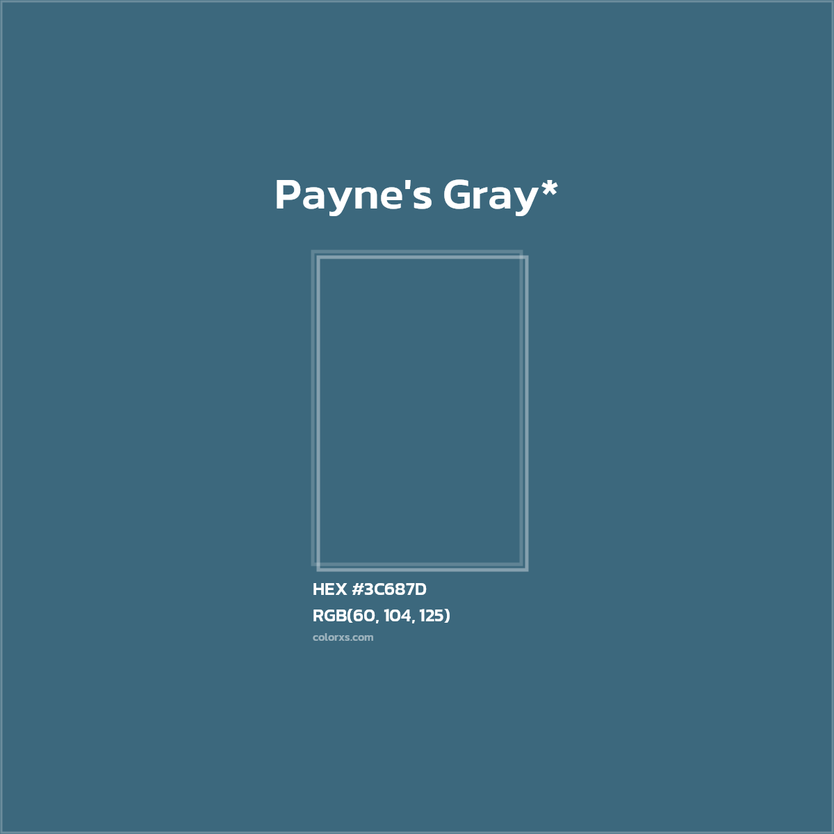 HEX #3C687D Color Name, Color Code, Palettes, Similar Paints, Images
