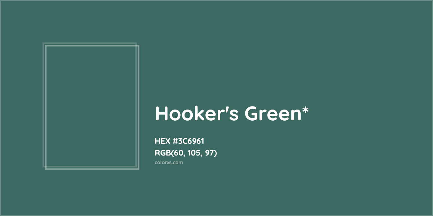HEX #3C6961 Color Name, Color Code, Palettes, Similar Paints, Images