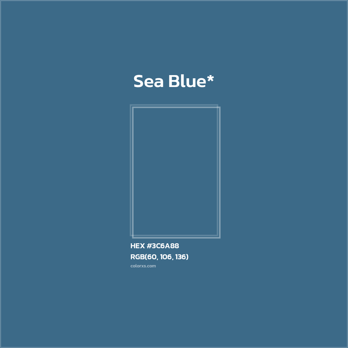 HEX #3C6A88 Color Name, Color Code, Palettes, Similar Paints, Images