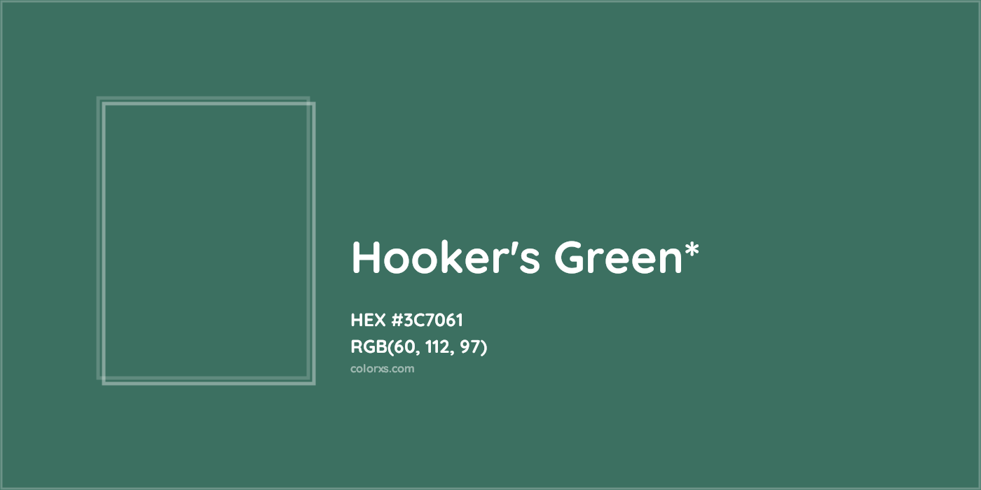 HEX #3C7061 Color Name, Color Code, Palettes, Similar Paints, Images