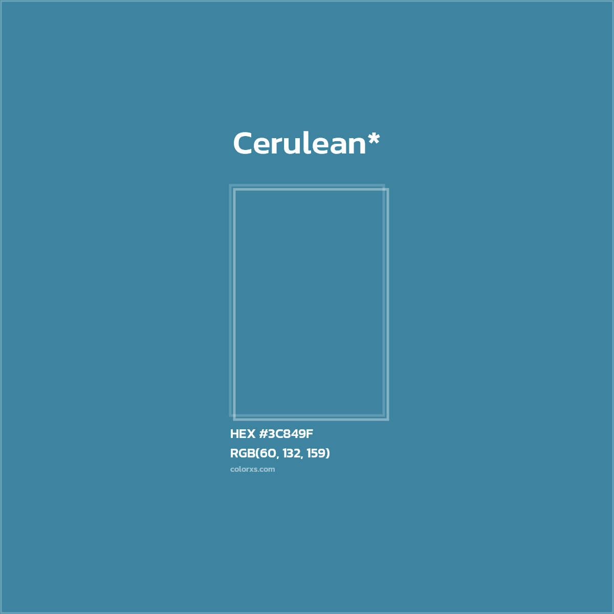 HEX #3C849F Color Name, Color Code, Palettes, Similar Paints, Images
