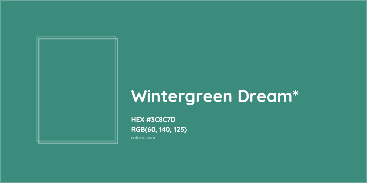 HEX #3C8C7D Color Name, Color Code, Palettes, Similar Paints, Images