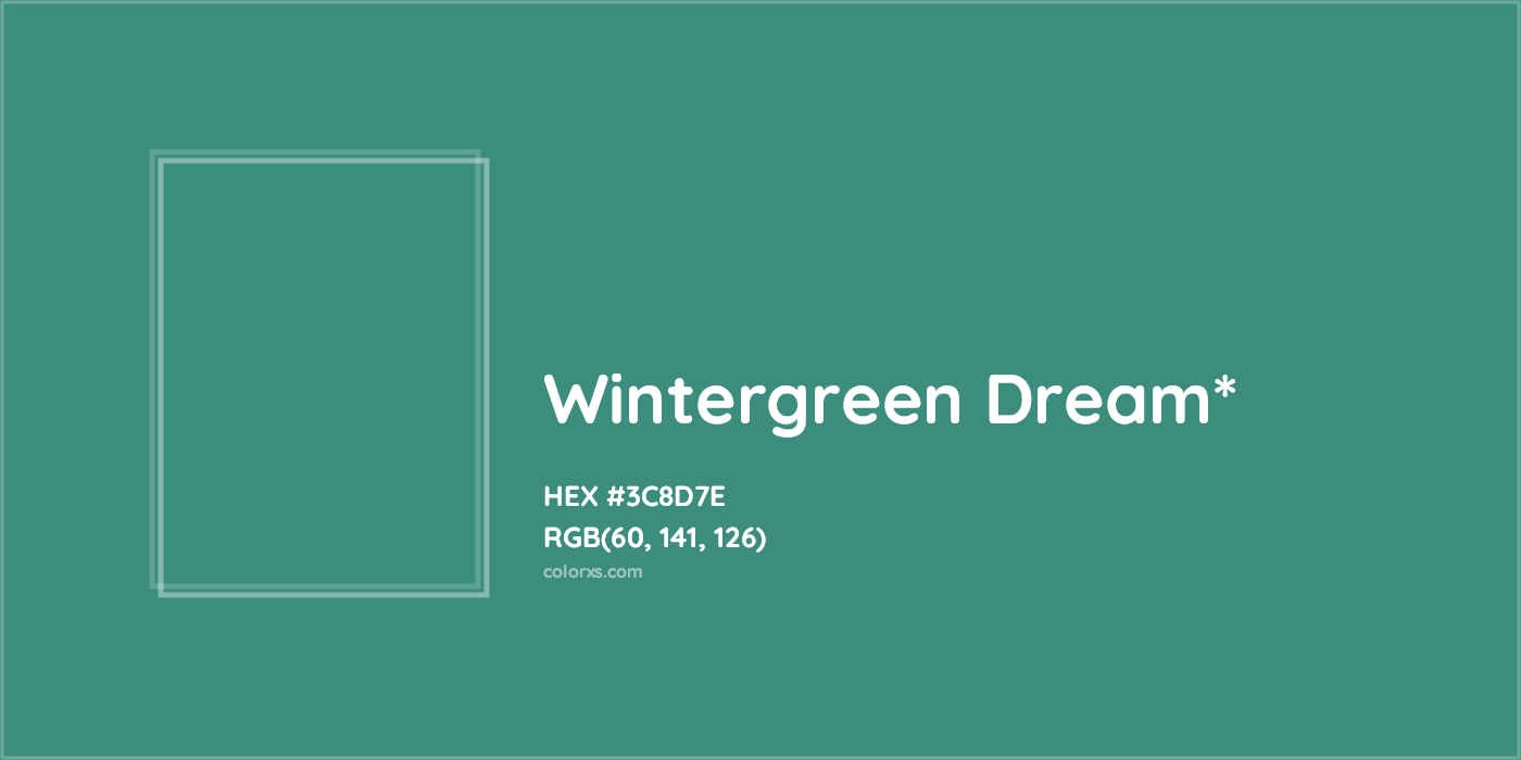 HEX #3C8D7E Color Name, Color Code, Palettes, Similar Paints, Images