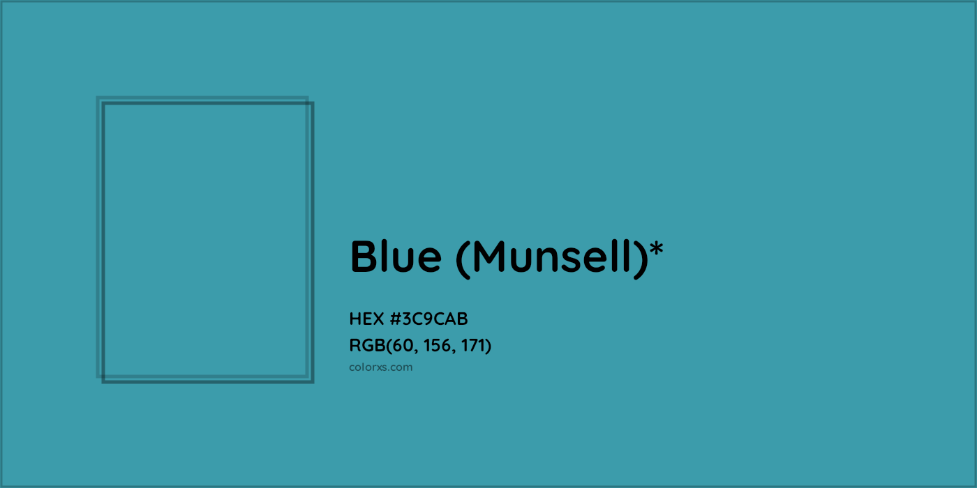 HEX #3C9CAB Color Name, Color Code, Palettes, Similar Paints, Images