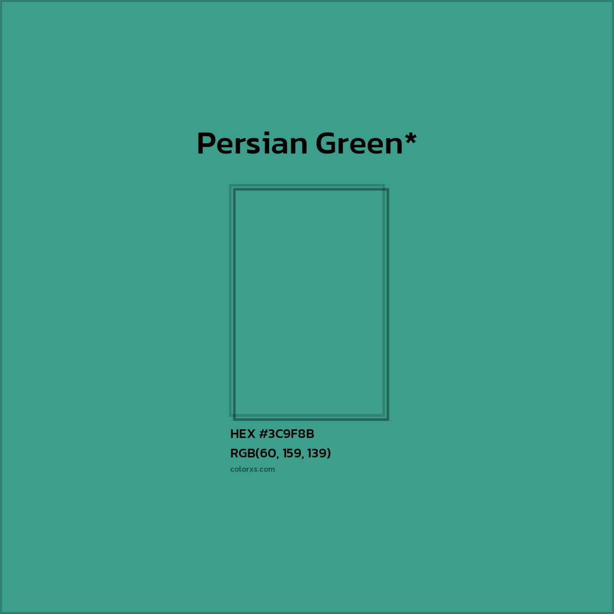 HEX #3C9F8B Color Name, Color Code, Palettes, Similar Paints, Images