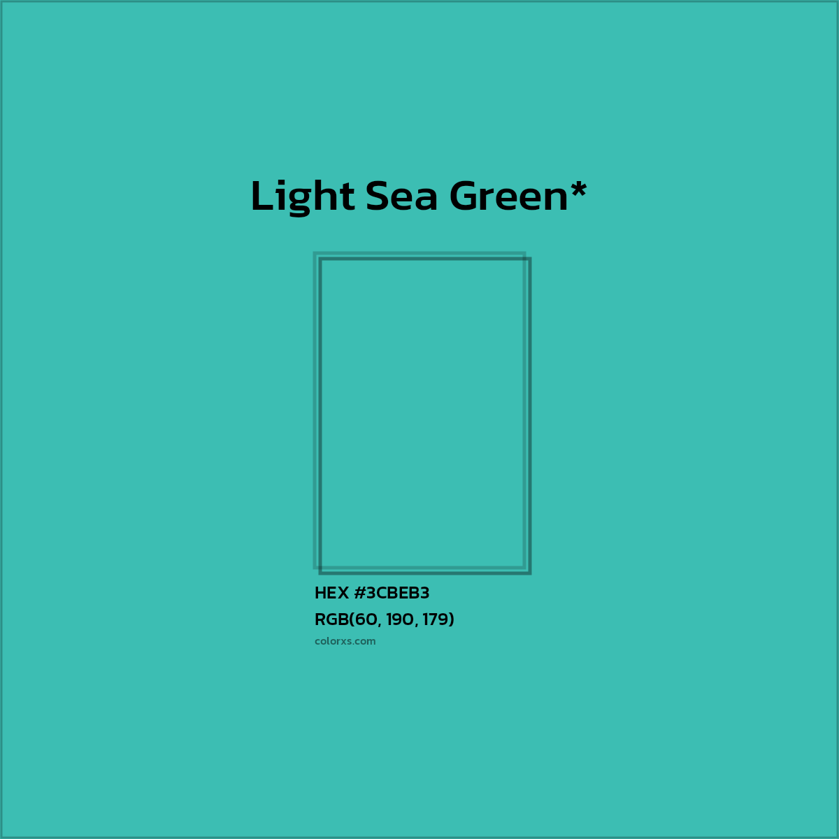 HEX #3CBEB3 Color Name, Color Code, Palettes, Similar Paints, Images