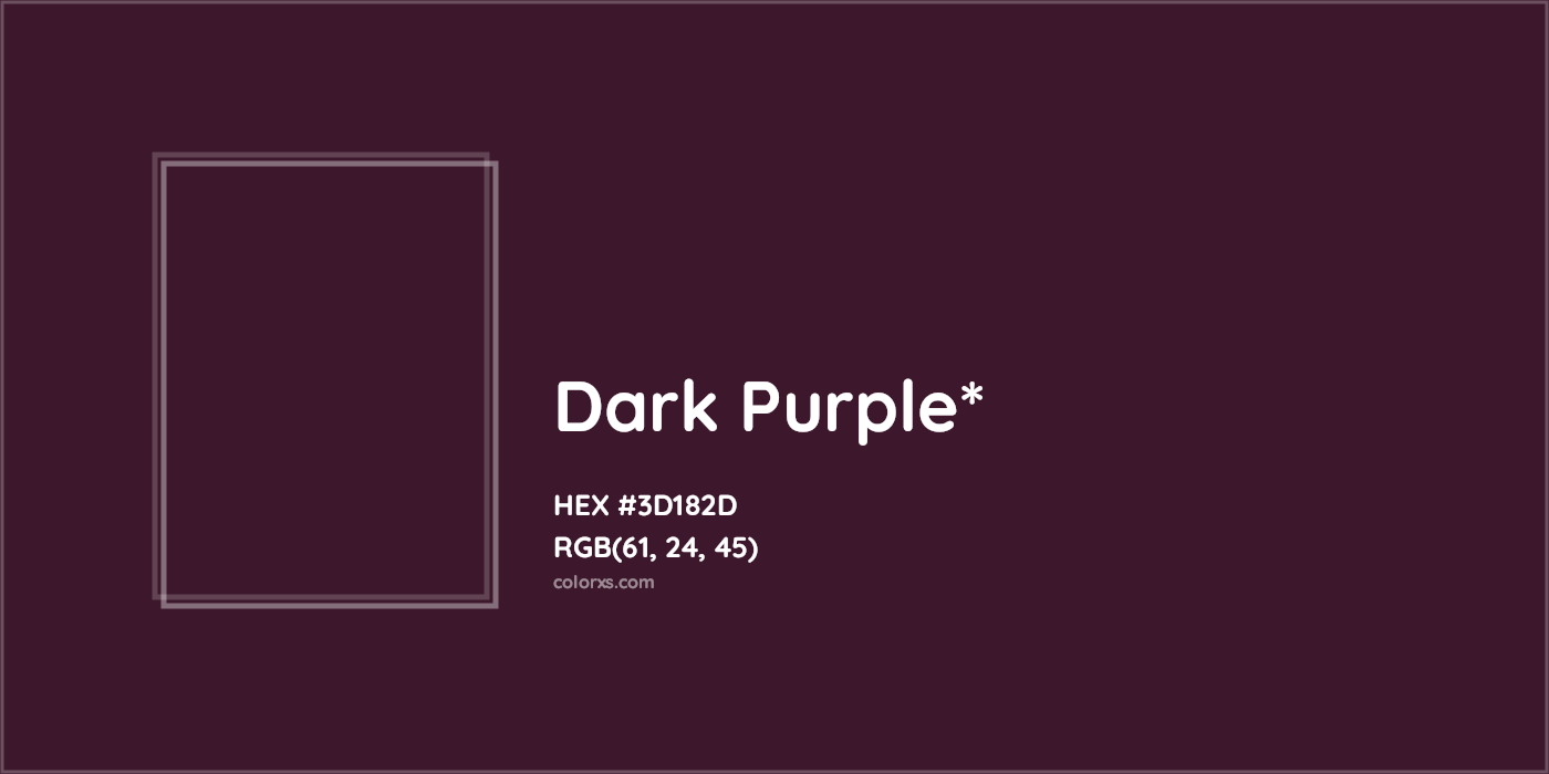 HEX #3D182D Color Name, Color Code, Palettes, Similar Paints, Images