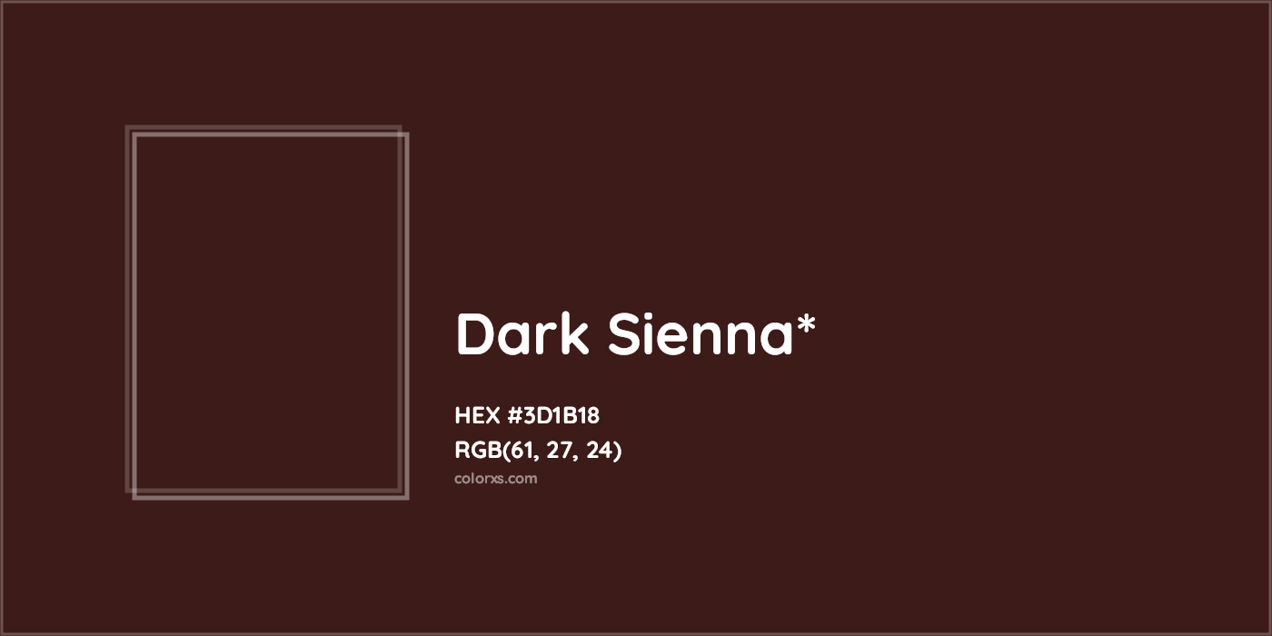 HEX #3D1B18 Color Name, Color Code, Palettes, Similar Paints, Images