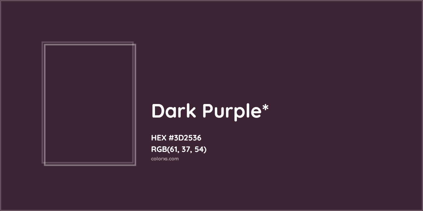HEX #3D2536 Color Name, Color Code, Palettes, Similar Paints, Images