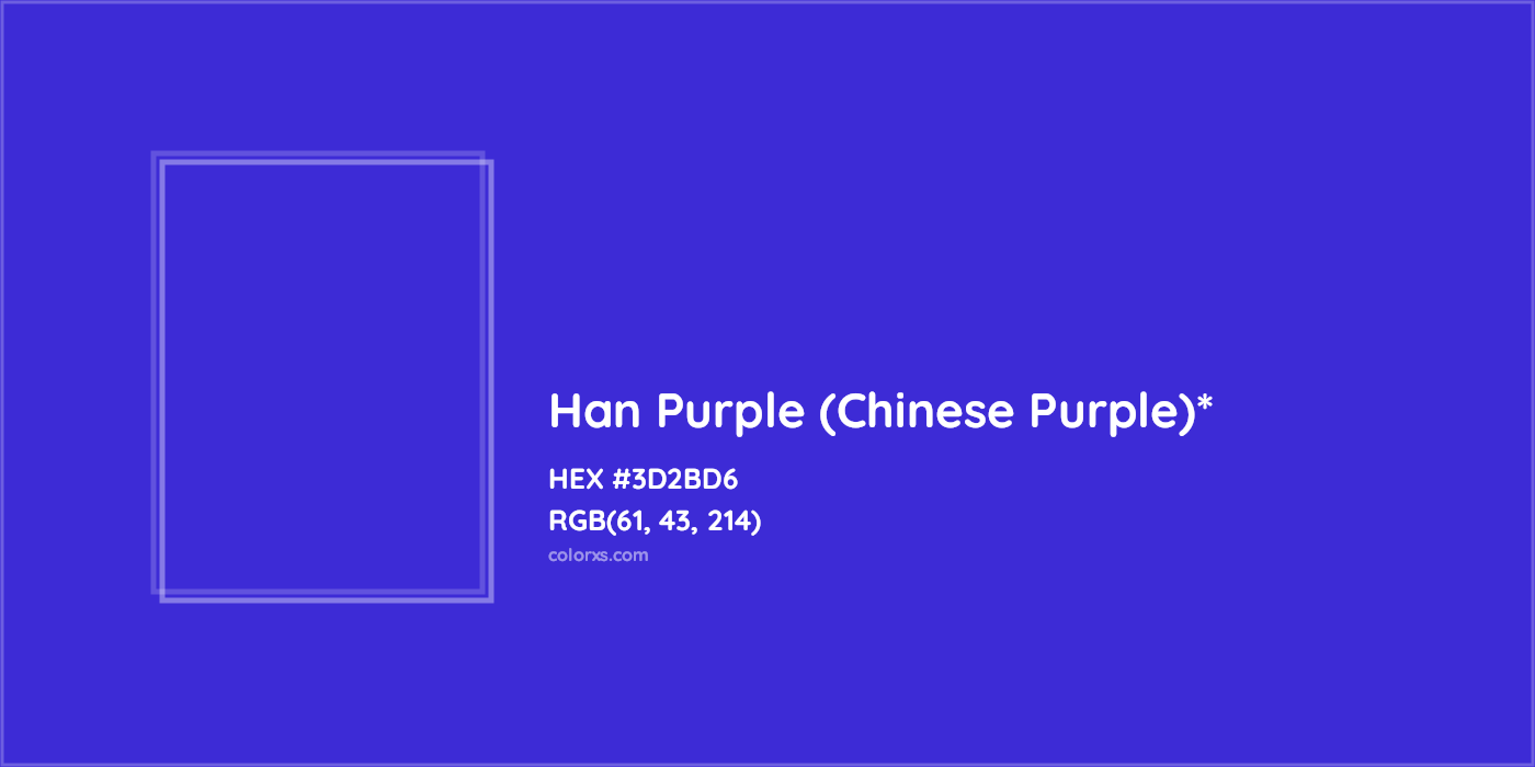 HEX #3D2BD6 Color Name, Color Code, Palettes, Similar Paints, Images