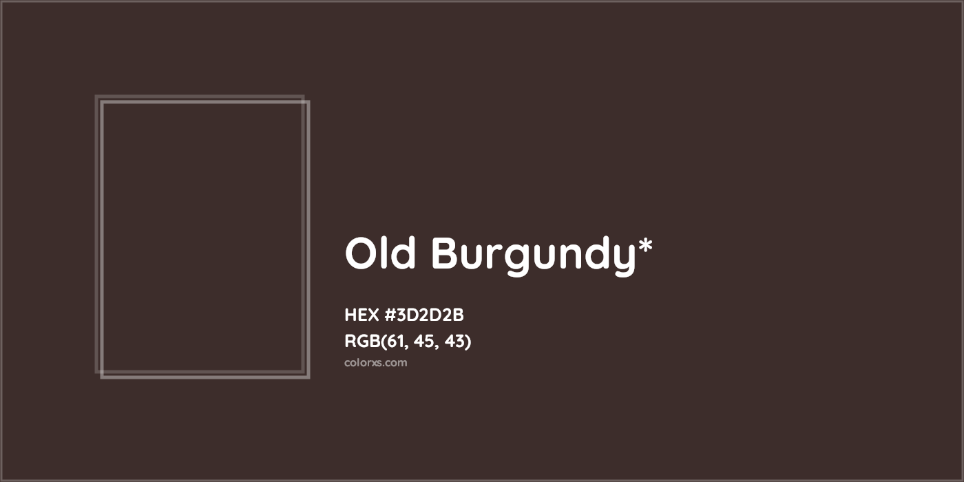 HEX #3D2D2B Color Name, Color Code, Palettes, Similar Paints, Images