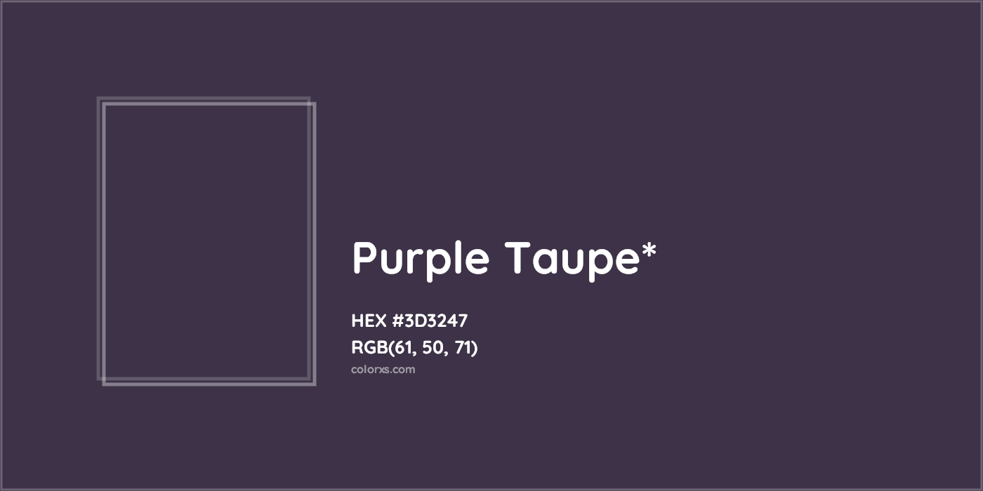HEX #3D3247 Color Name, Color Code, Palettes, Similar Paints, Images