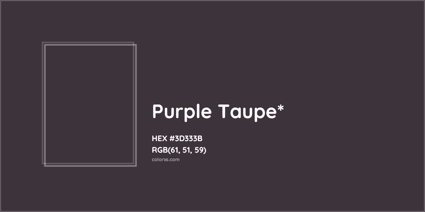 HEX #3D333B Color Name, Color Code, Palettes, Similar Paints, Images