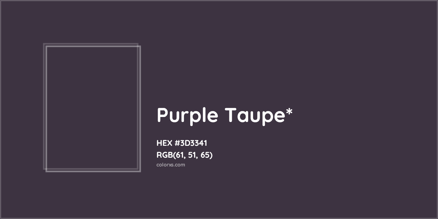 HEX #3D3341 Color Name, Color Code, Palettes, Similar Paints, Images
