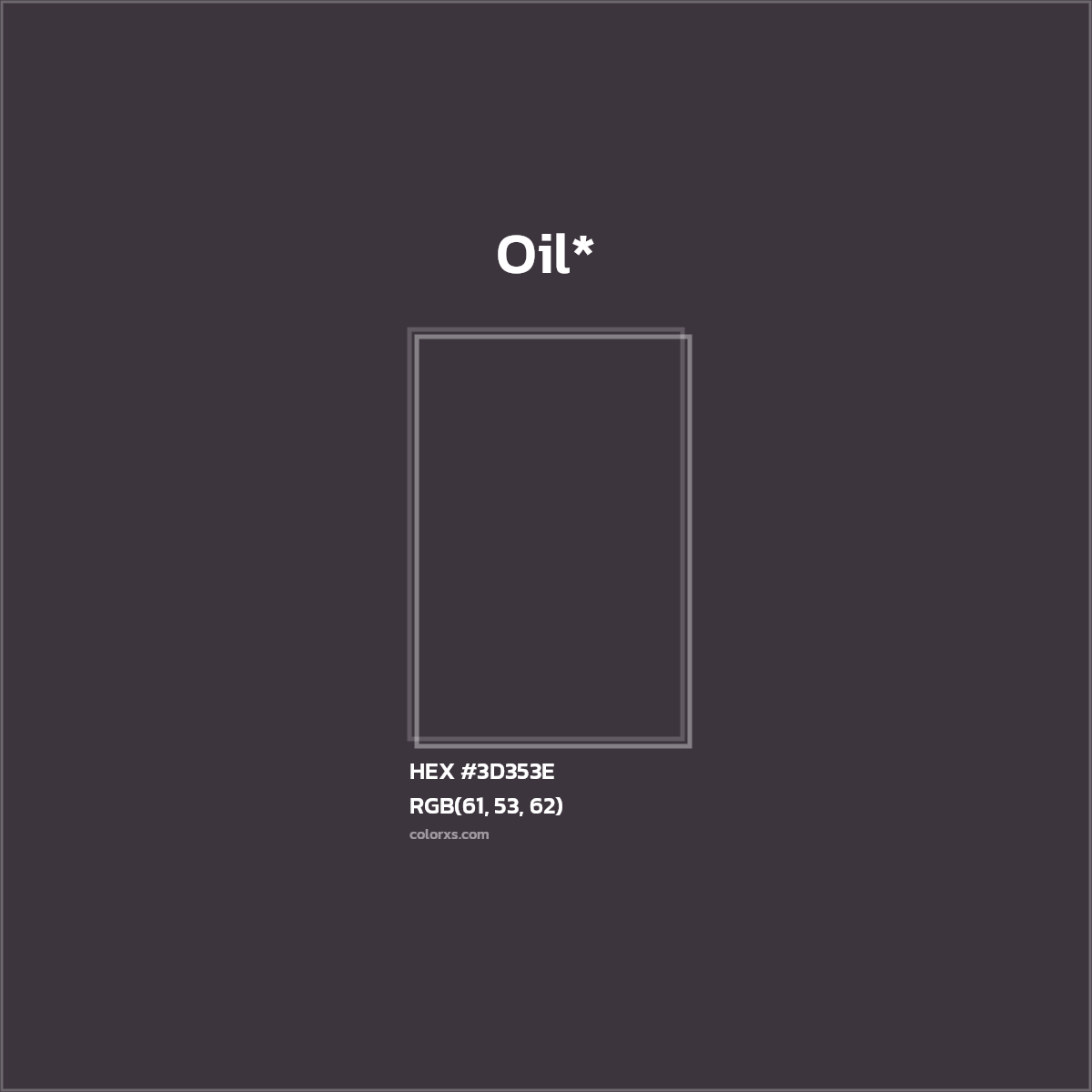 HEX #3D353E Color Name, Color Code, Palettes, Similar Paints, Images