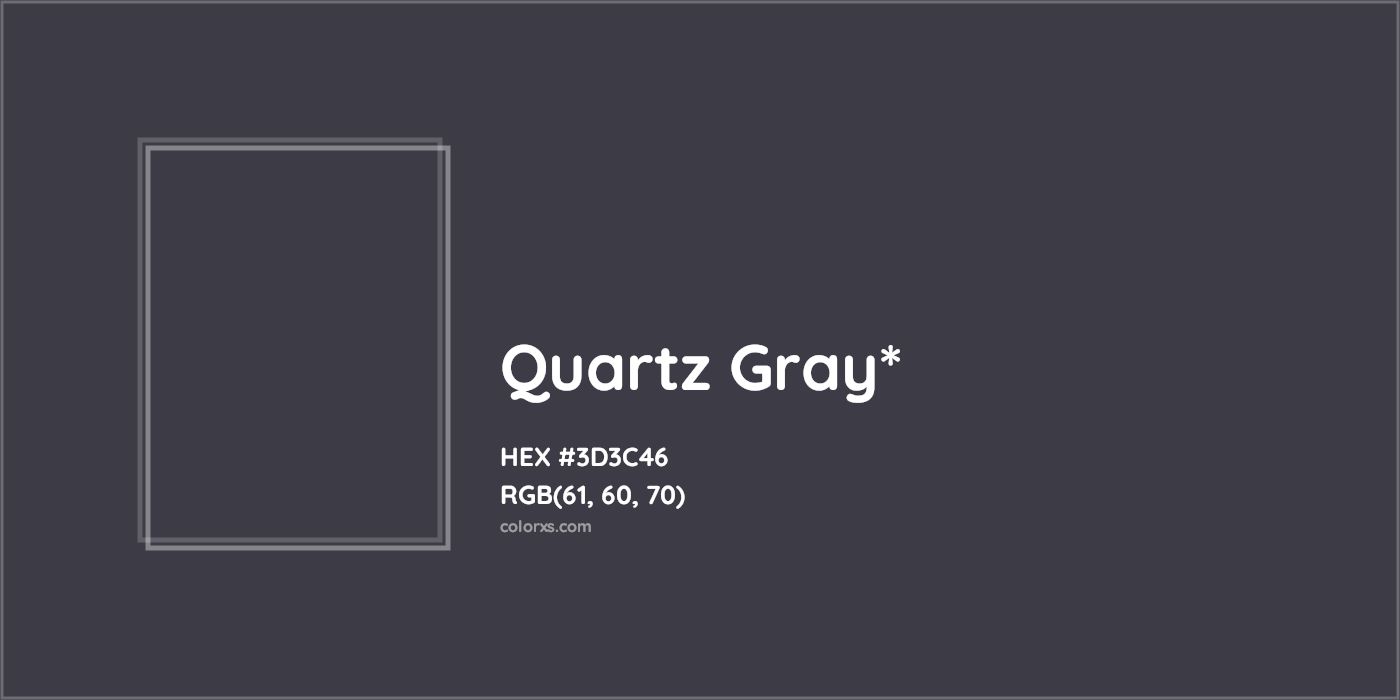 HEX #3D3C46 Color Name, Color Code, Palettes, Similar Paints, Images
