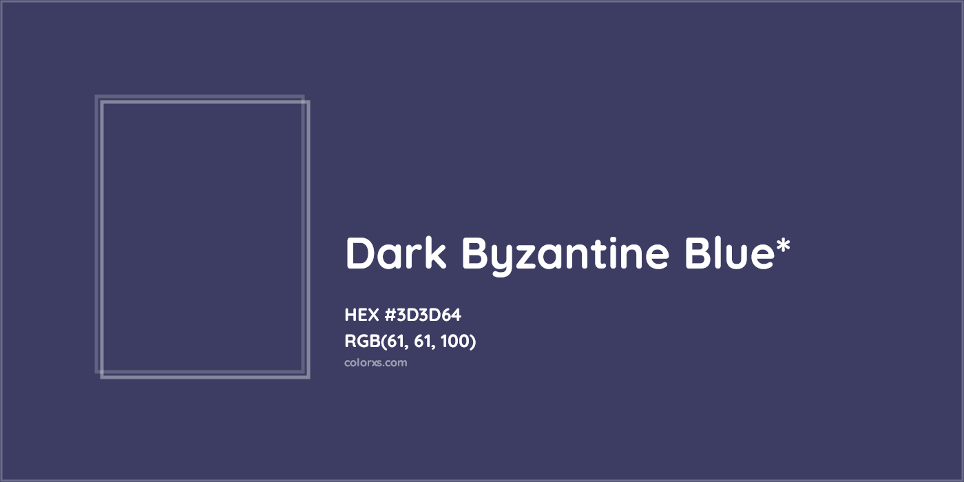 HEX #3D3D64 Color Name, Color Code, Palettes, Similar Paints, Images